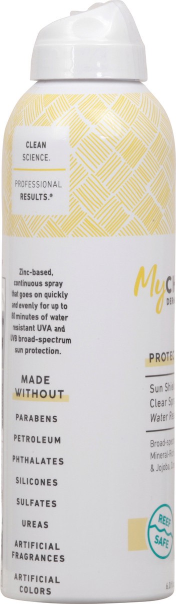 slide 5 of 9, MyChelle SPF 30 Protect Sun Shield Clear Spray 6.0 fl oz, 6 fl oz