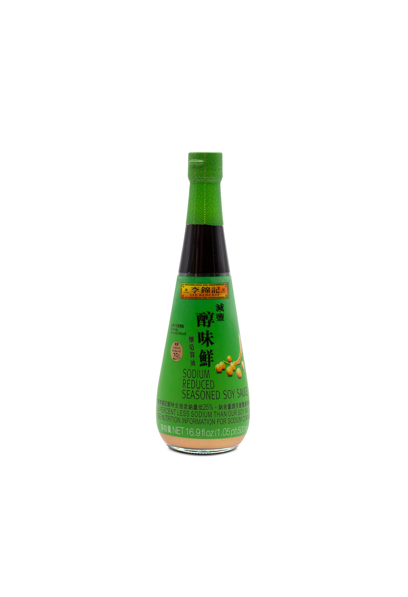 slide 1 of 1, Lee Kum Kee Reduced Sodium Seasoned Soy Sauce, 1 ct