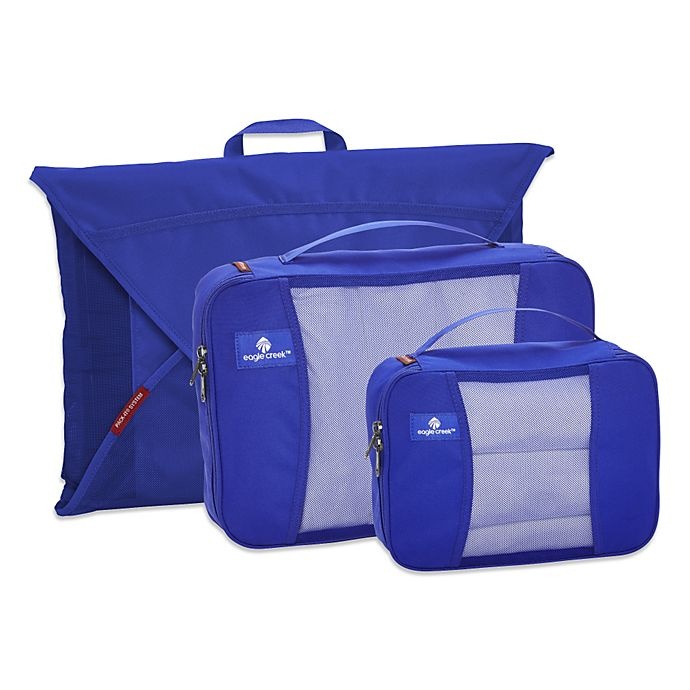 slide 1 of 1, Eagle Creek Pack-It Starter Set Packing Cubes - Blue Sea, 3 ct