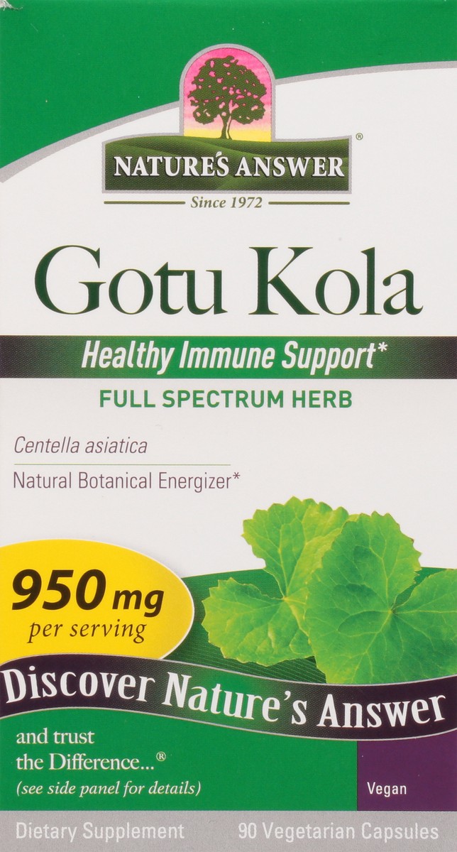 slide 12 of 13, Nature's Answer Natures Answer Gotu-kola Herb, 90 ct