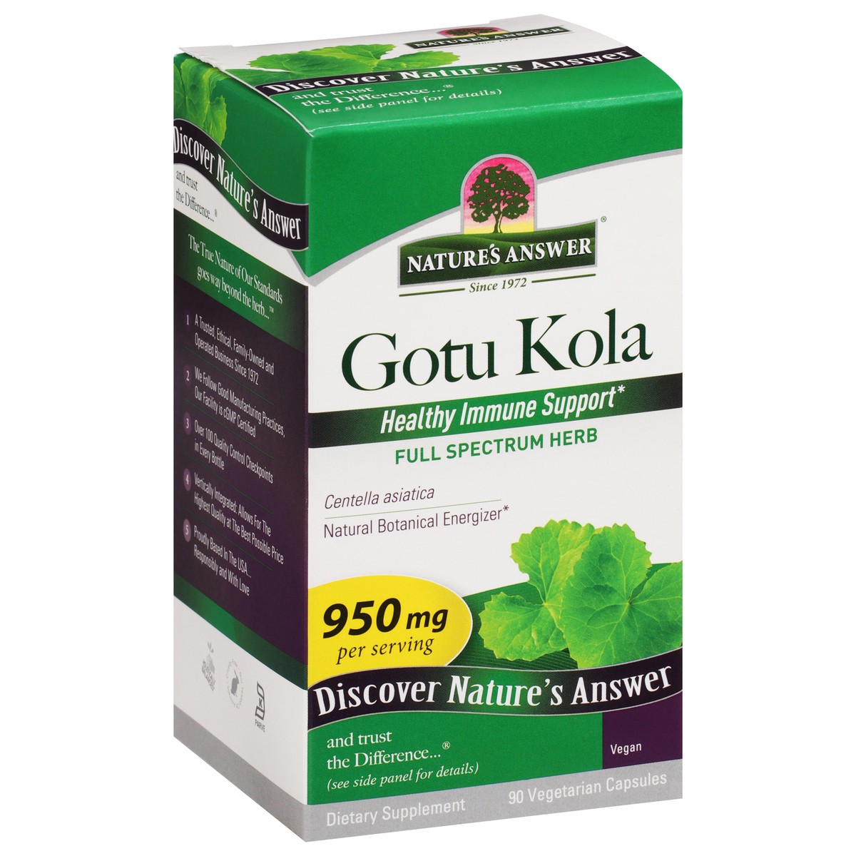 slide 13 of 13, Nature's Answer Natures Answer Gotu-kola Herb, 90 ct