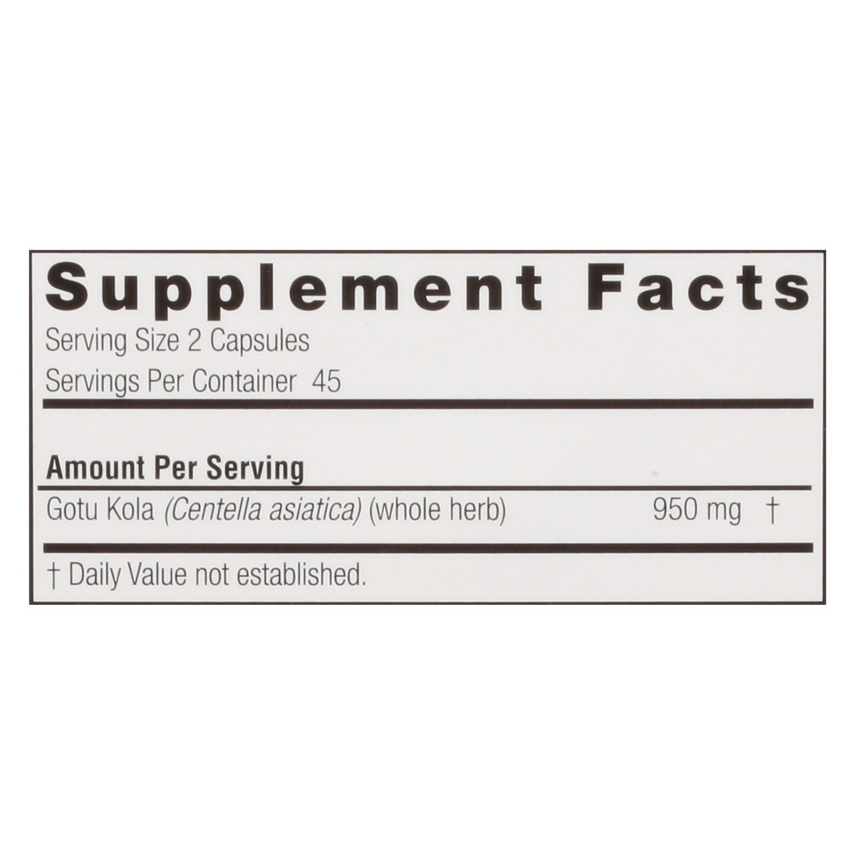 slide 4 of 13, Nature's Answer Natures Answer Gotu-kola Herb, 90 ct