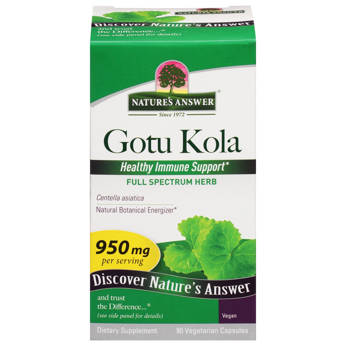 slide 10 of 13, Nature's Answer Natures Answer Gotu-kola Herb, 90 ct