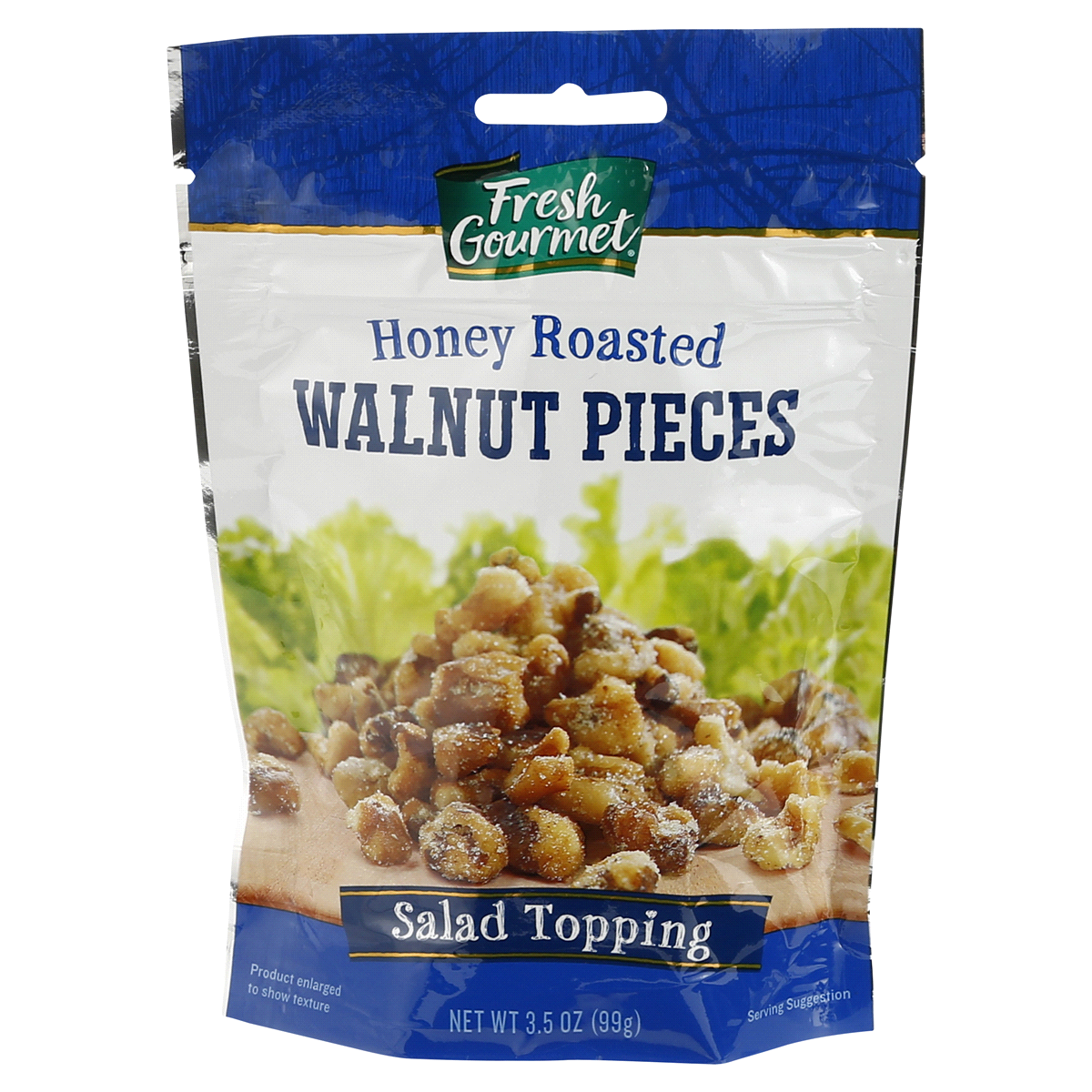 slide 1 of 3, Fresh Gourmet Glazed Walnut Pieces, 3.5 oz