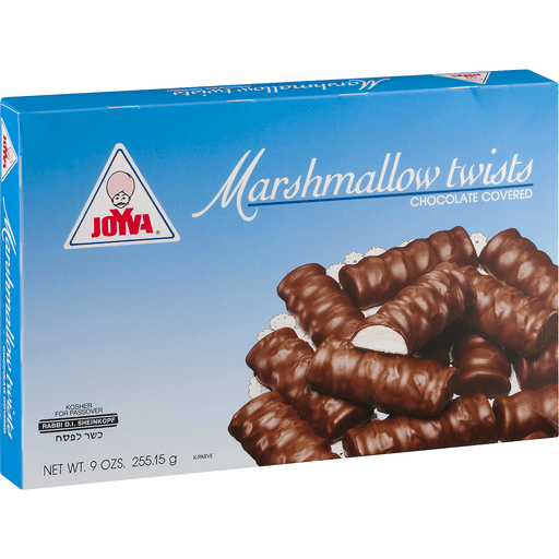 Joyva Chocolate Covered Vanilla Marshmallow Twists 9 oz Shipt
