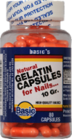 slide 1 of 1, Basic Gelatin Capsules, 80 ct