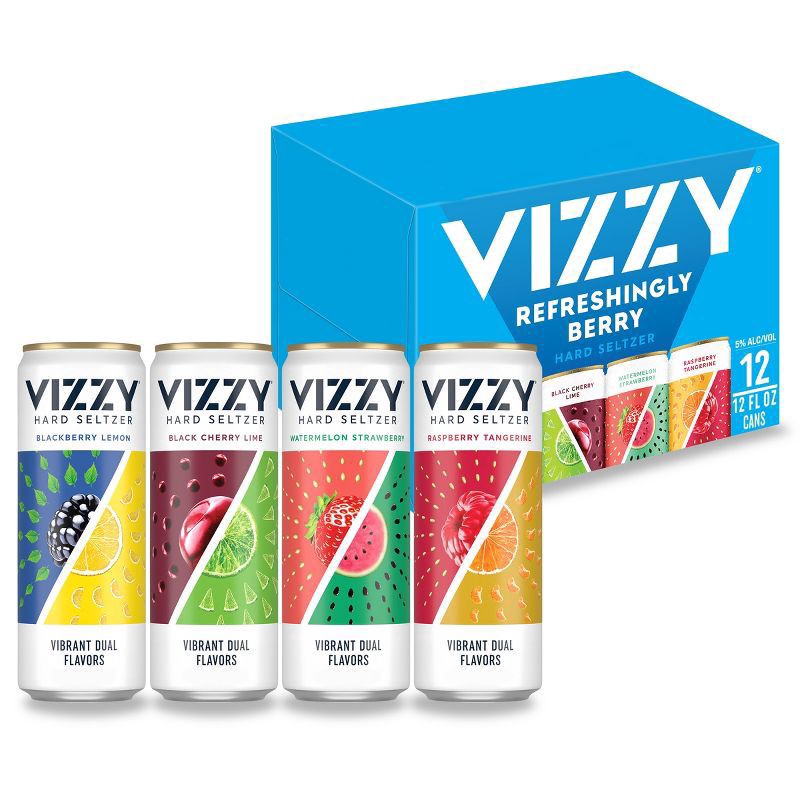 slide 1 of 4, Vizzy Hard Seltzer, 12 fl oz