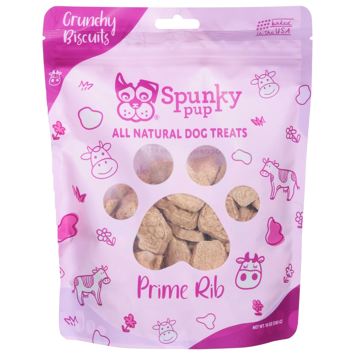 slide 4 of 15, Spunky Pup All Natural Prime Rib Dog Treats 10 oz, 10 oz