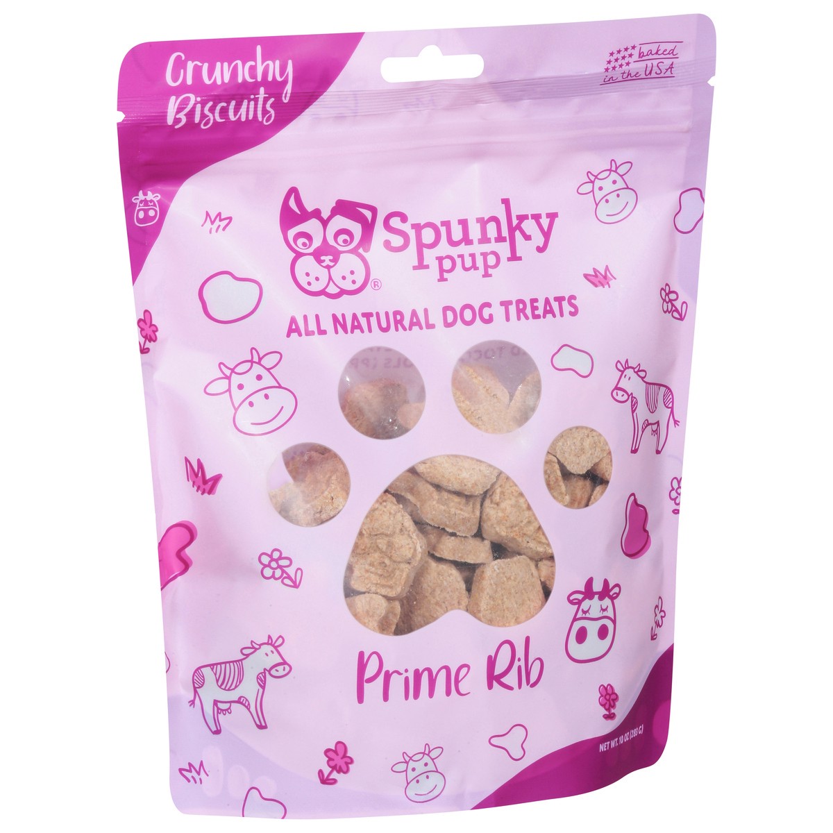 slide 11 of 15, Spunky Pup All Natural Prime Rib Dog Treats 10 oz, 10 oz