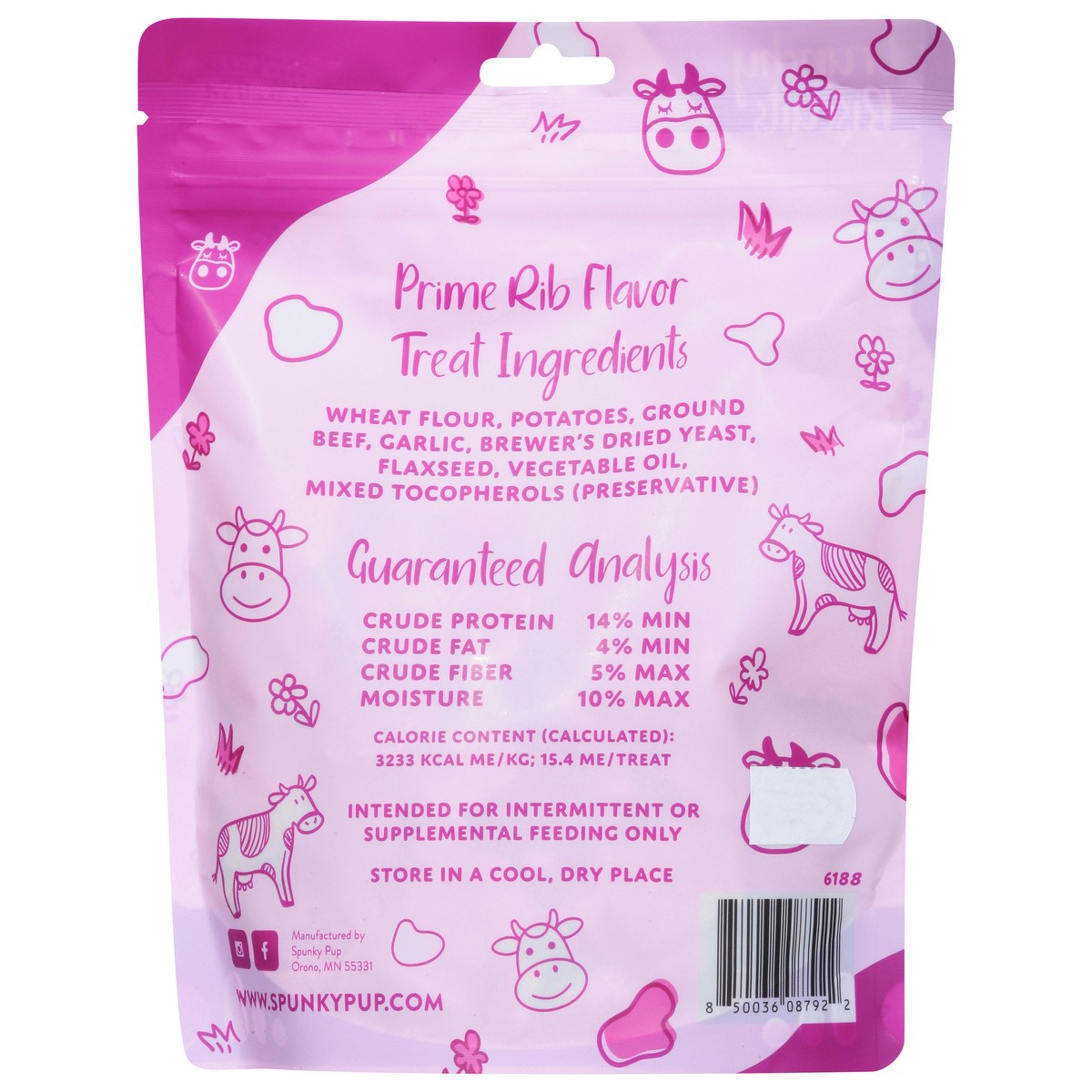 slide 7 of 15, Spunky Pup All Natural Prime Rib Dog Treats 10 oz, 10 oz
