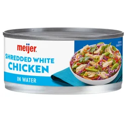 Meijer Shredded Chicken In Water 10 Oz