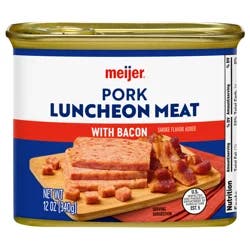 Meijer Luncheon Meat Bacon 12 Oz