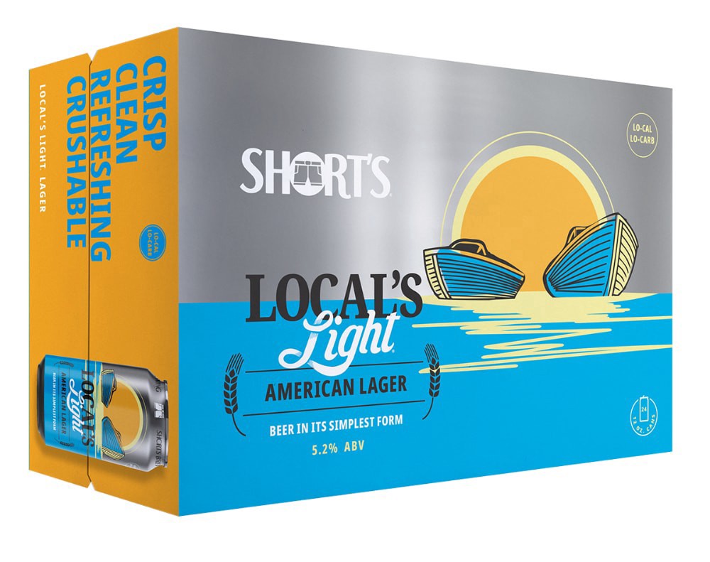 slide 1 of 4, Short's Local's Light, 24 ct; 12 oz