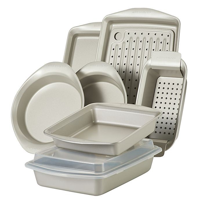 slide 1 of 6, Rachael Ray 10 Piece Set Bakeware 1 ea, 10 ct