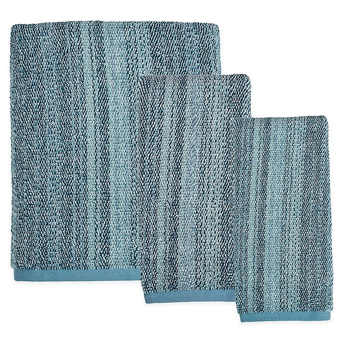 slide 1 of 1, Saturday Knight Woodland Walk Bath Towel - Blue, 1 ct