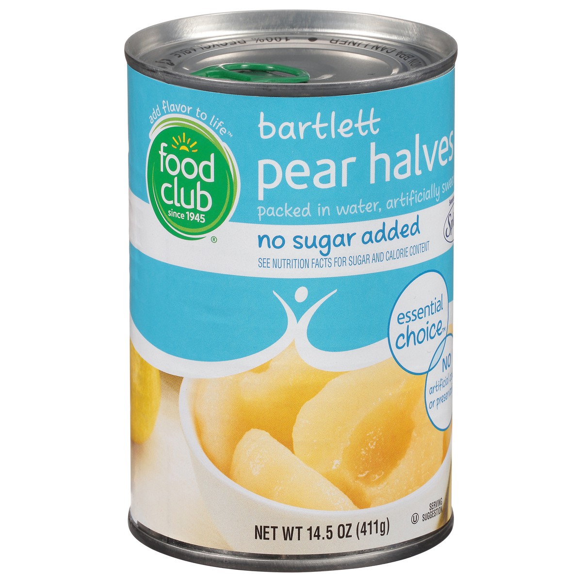 slide 5 of 14, Food Club Bartlett Pear Halves Packed In Water, 14.5 oz