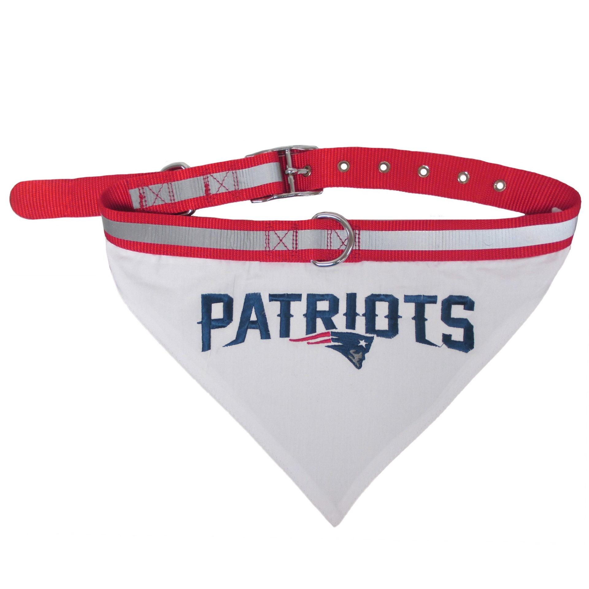 slide 1 of 1, Pets First New England Patriots Collar Bandana, SM