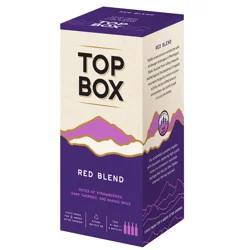 Top Box Red Blend Wine, 3 liter