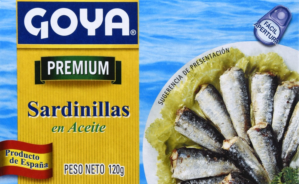 slide 9 of 13, Goya Premium in Oil Baby Sardines 4.25 oz, 4.25 oz