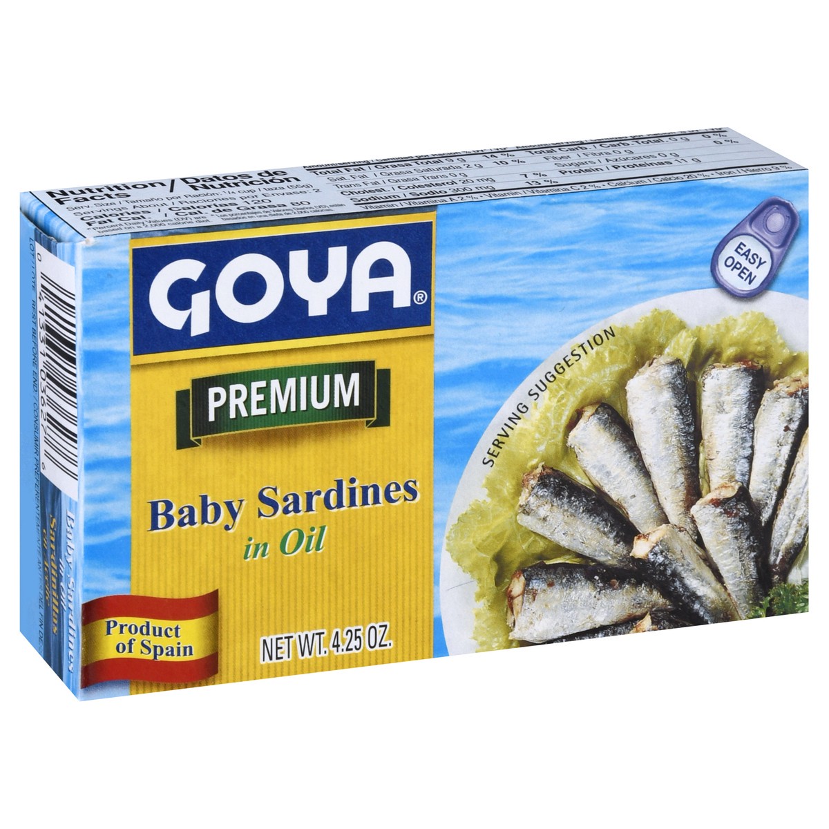 slide 5 of 13, Goya Premium in Oil Baby Sardines 4.25 oz, 4.25 oz