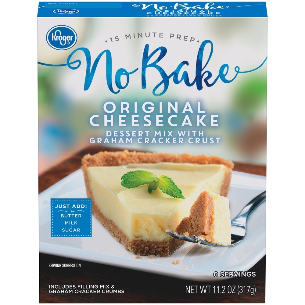 slide 1 of 1, Kroger Original No Bake Cheesecake, 11.5 oz