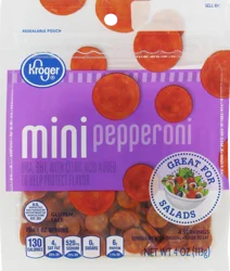 Kroger Sliced Mini Pepperoni