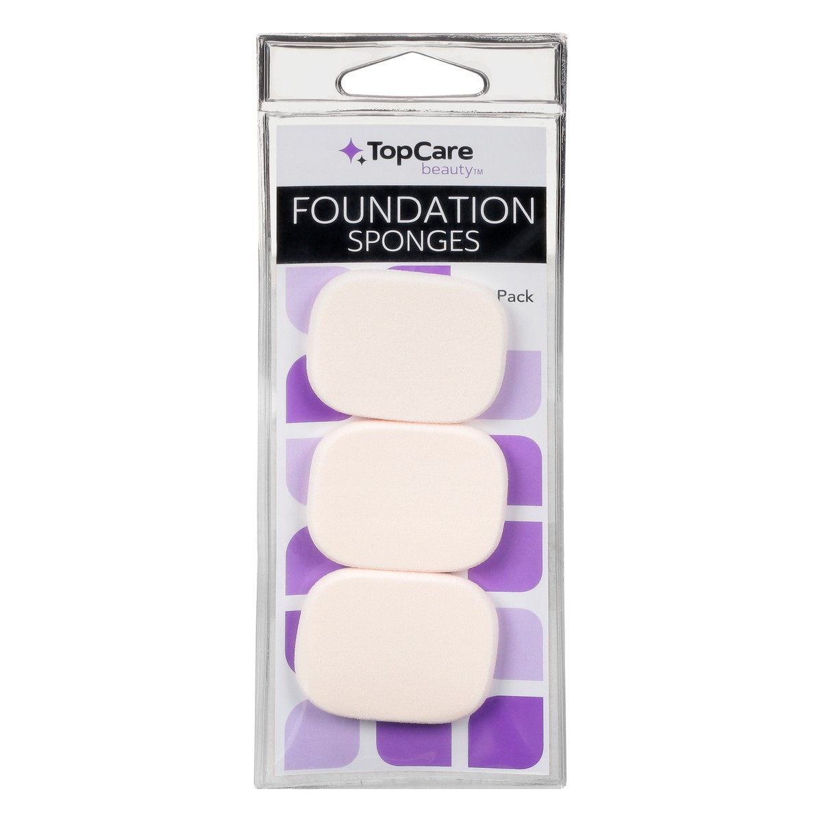 slide 1 of 8, TopCare Sponges, Foundation, 3 ct