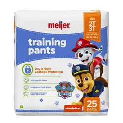 Meijer Training Pants Jumbo, Boy 2t/3t, 25 Ct