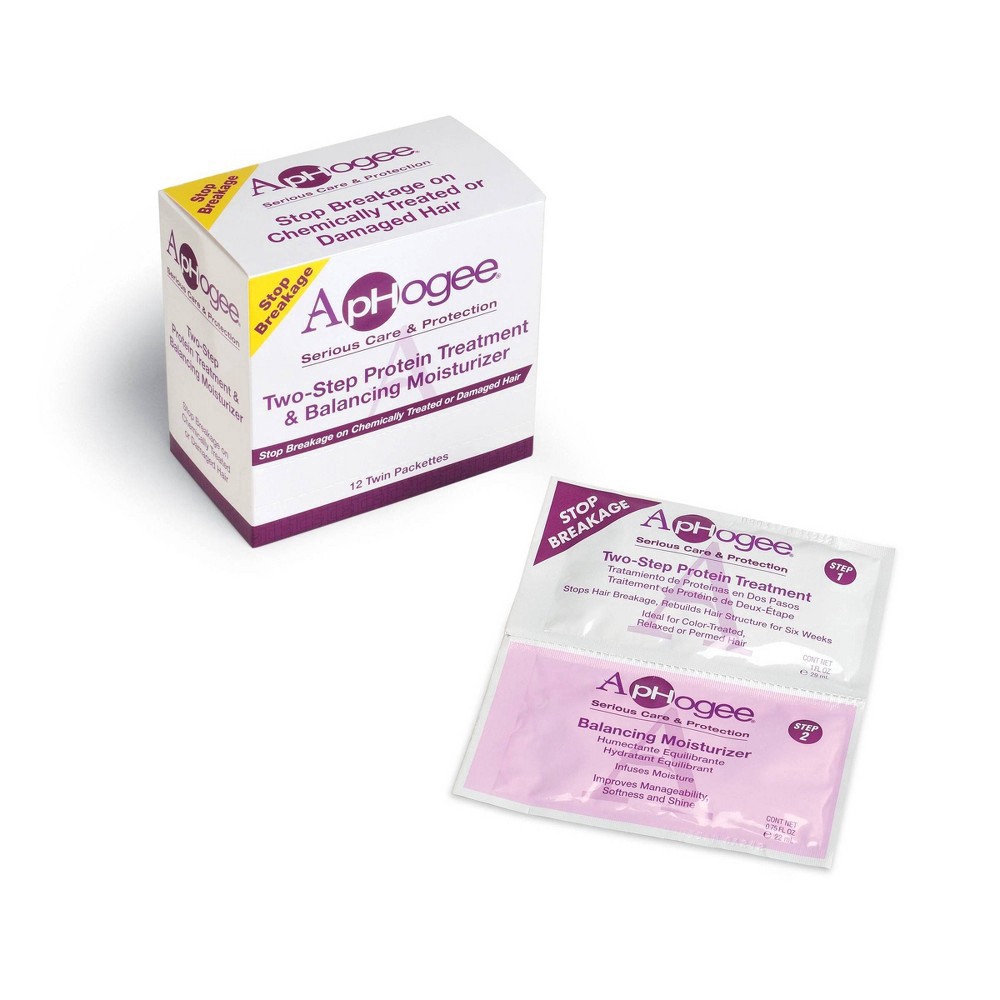 slide 3 of 3, ApHogee 2 Step Hair Treatment Duo Kit - 0.75oz, 0.75 oz