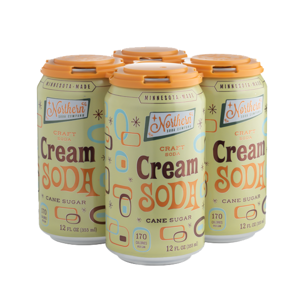 slide 1 of 1, Northern Soda Cream Soda - 4 ct; 12 oz, 4 ct; 12 oz