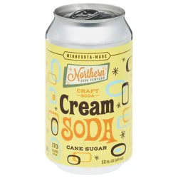Northern Soda Company Cream Soda Craft Soda 12 fl oz