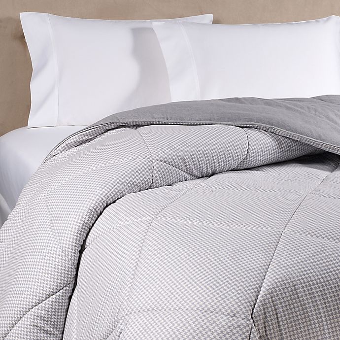 slide 1 of 1, The Seasons Collection HomeGrown Ticking Stripe Flannel Twin Comforter, 1 ct