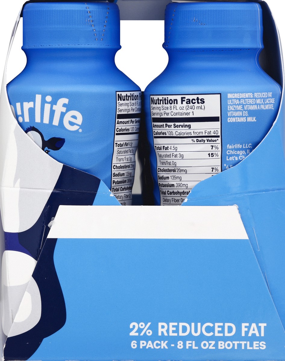 slide 3 of 8, fairlife Milk 6 ea, 6 ct; 8 fl oz