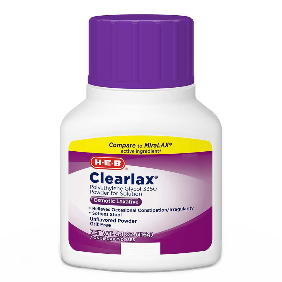 slide 1 of 1, H-E-B Clearlax 7 Day, 4.1 oz