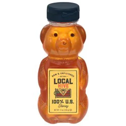 Local Hive 100% US Honey Bear, 12 oz