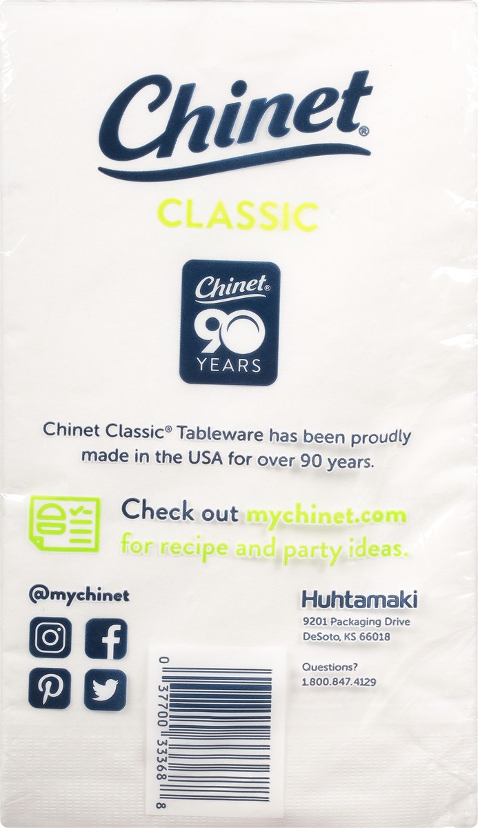 slide 6 of 11, Chinet 2 Ply Premium Classic Napkins 40 ea, 40 ct