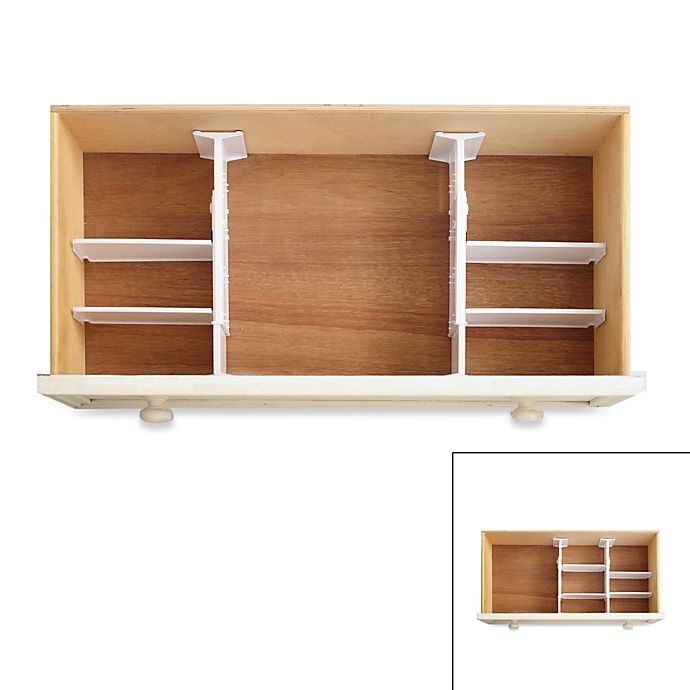 slide 1 of 1, Real Simple 6-Piece Adjustable Drawer Organizer, 1 ct