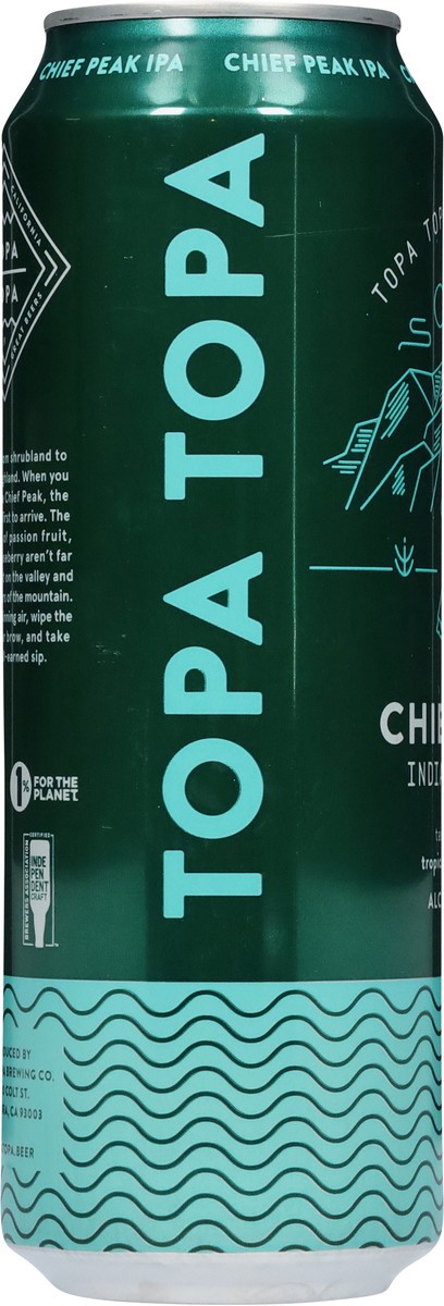 slide 2 of 11, Topa Topa Brewing Co. India Pale Ale Chief Peak Beer 19.2 fl oz, 19.2 fl oz