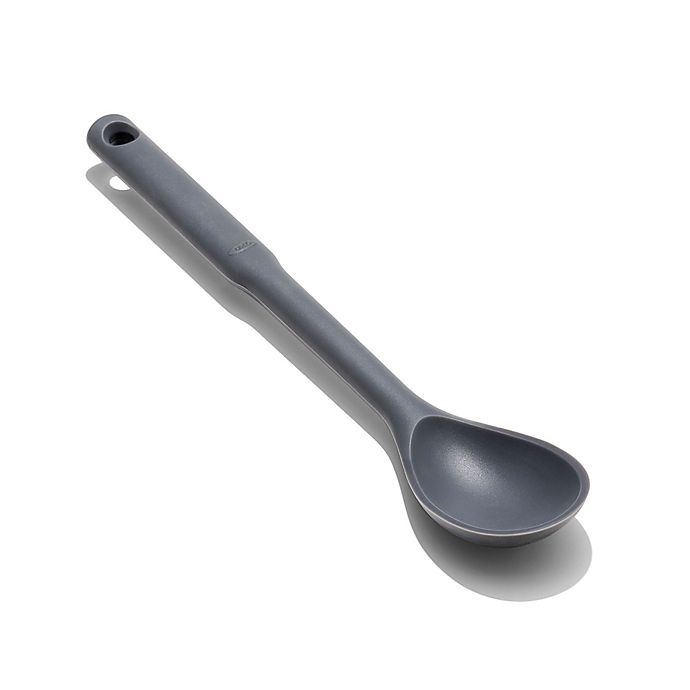 slide 2 of 5, OXO Good Grips Silicone Spoon - Peppercorn, 1 ct