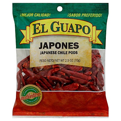 slide 1 of 1, El Guapo Japanese Chili Pods, 3 oz