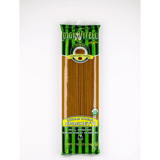 slide 1 of 1, Luigi Vitelli Whole Wheat Organic Spaghetti Pasta, 16 oz