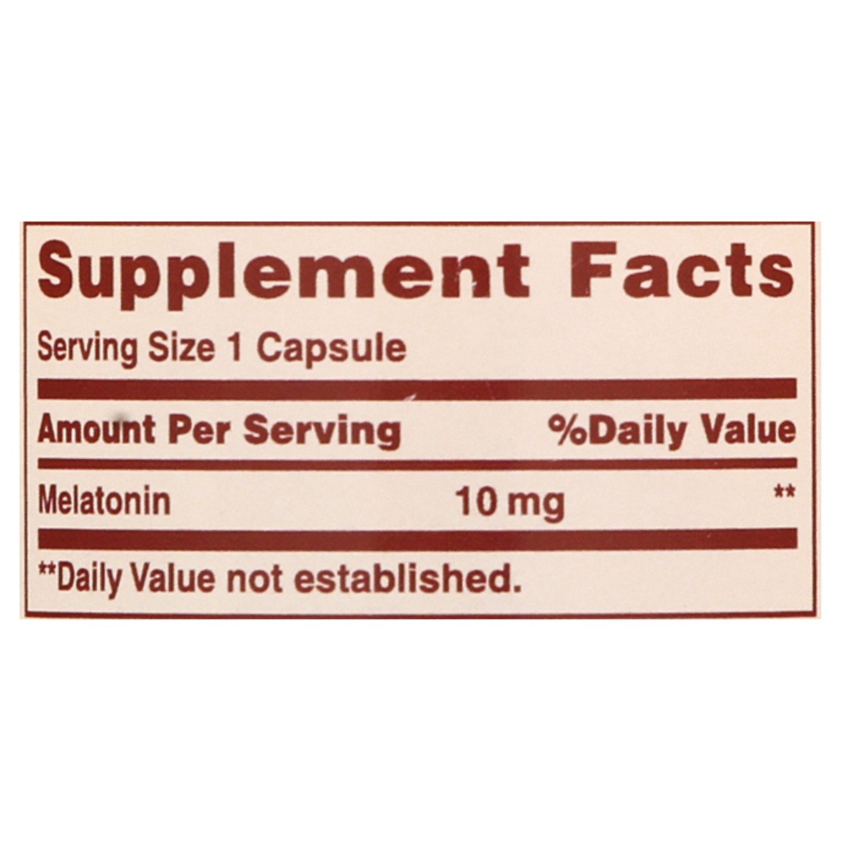 slide 8 of 11, Sundown Clean Nutrition 10 mg Capsules Melatonin 90 ea, 90 ct; 10 mg