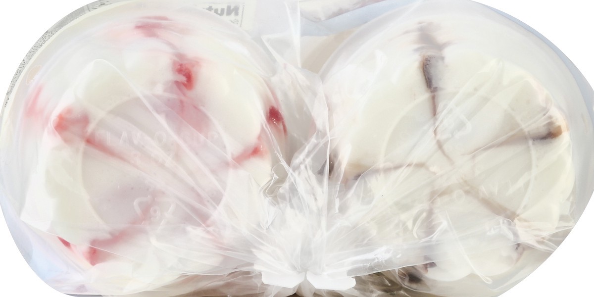 slide 2 of 7, Creamery Fudge Swirl & Strawberry Swirl Ice Cream Sundae Cups 12 - 3 fl oz Each, 12 ct