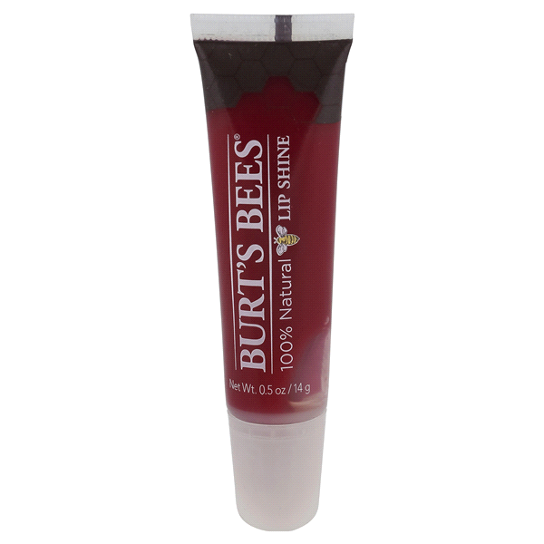 slide 1 of 2, Burt's Bees 100% Natural Lip Shine - Pucker 050, 0.5 oz