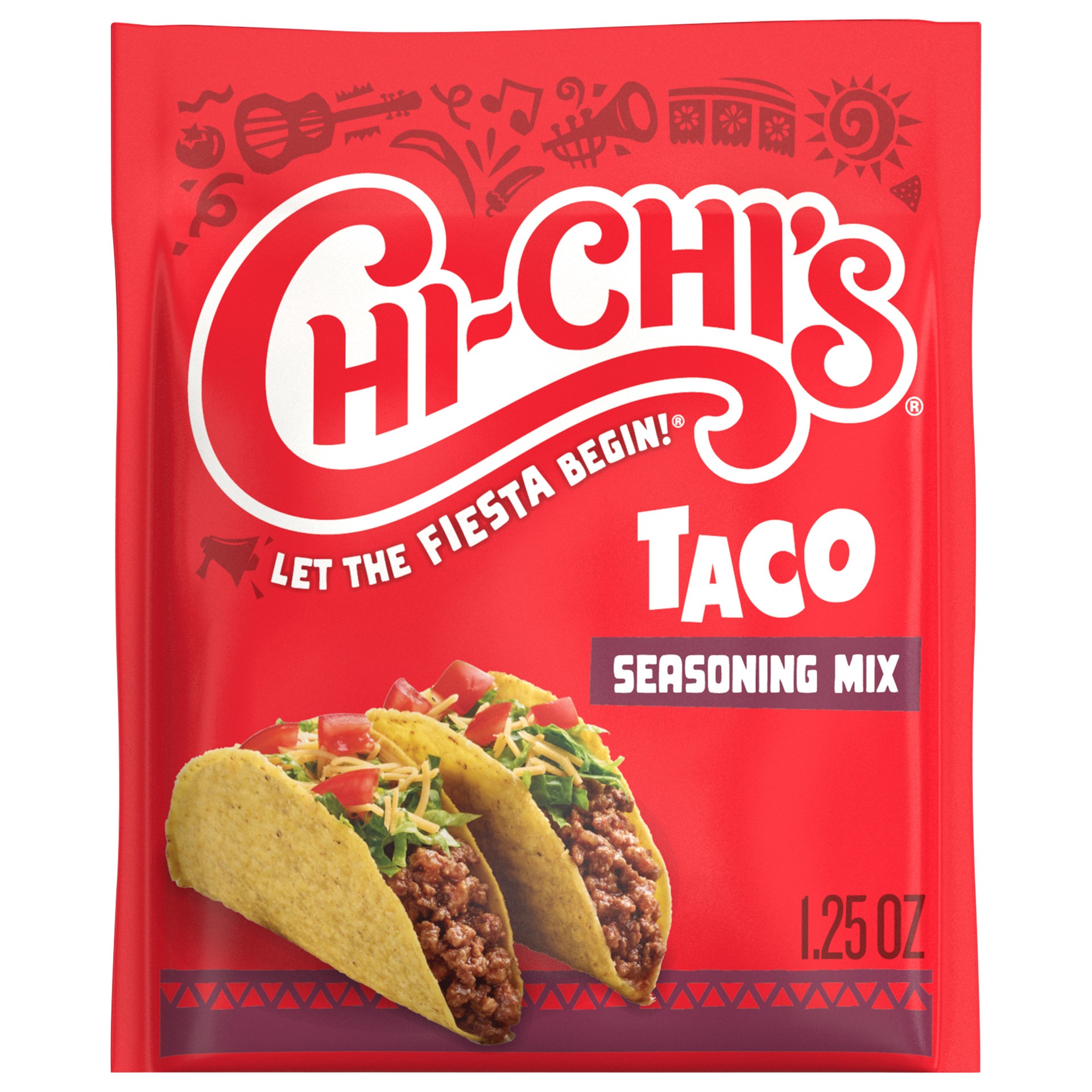 slide 1 of 1, CHI-CHI'S Taco Seasoning Mix - 1.25 oz, 1.25 oz