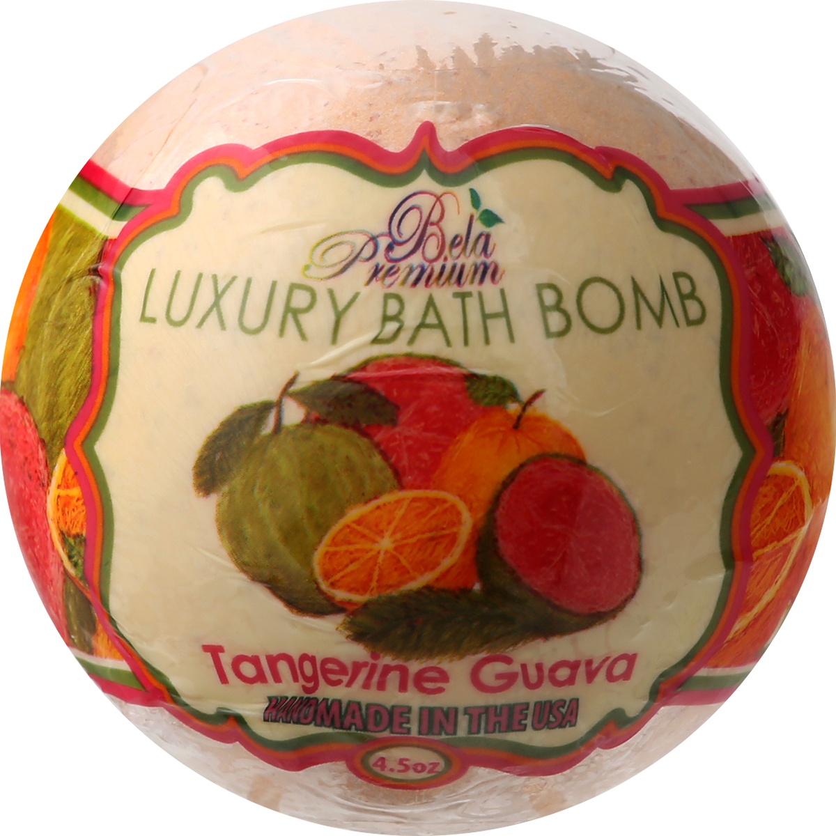 slide 1 of 1, Bela Premium Luxury Bath Bombs Tangerine Guava, 4.5 oz