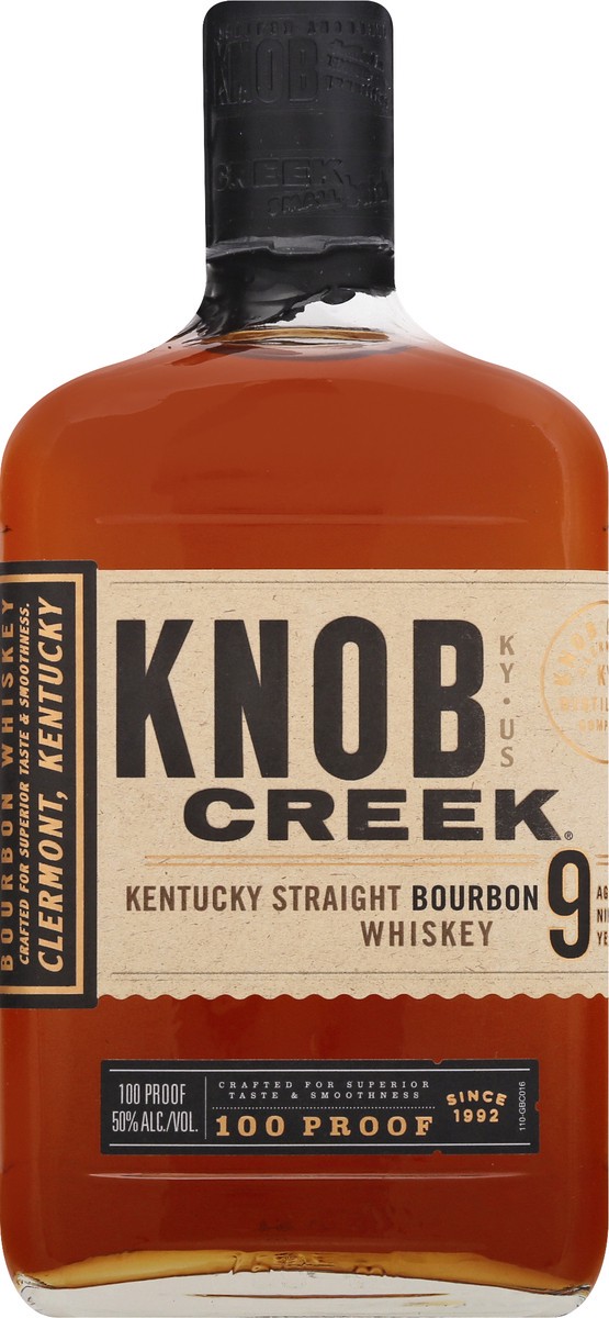 slide 1 of 9, Knob Creek Bourbon Straight, 750 ml