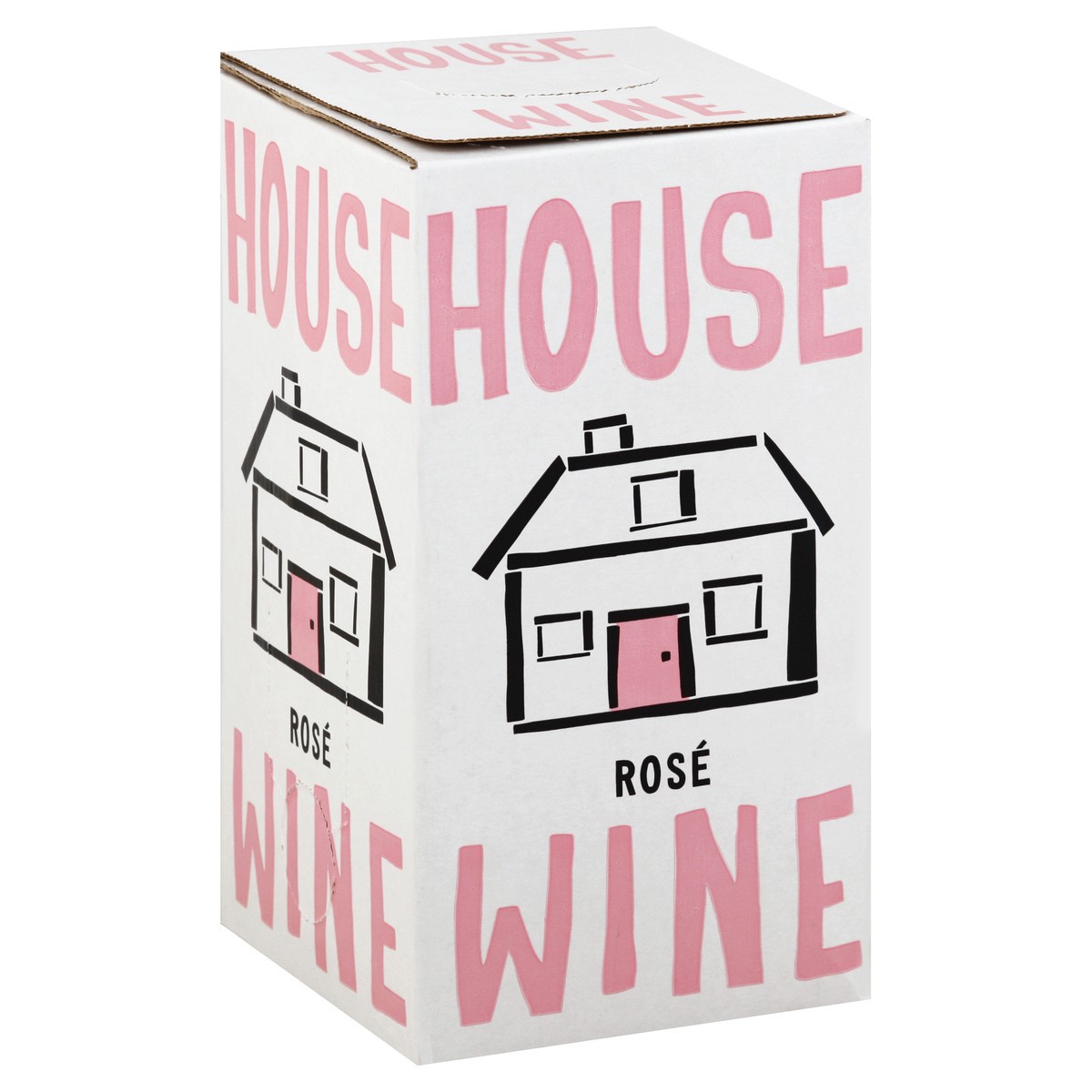 slide 5 of 5, House Wine House Rose Wine Boxed, 3 liter