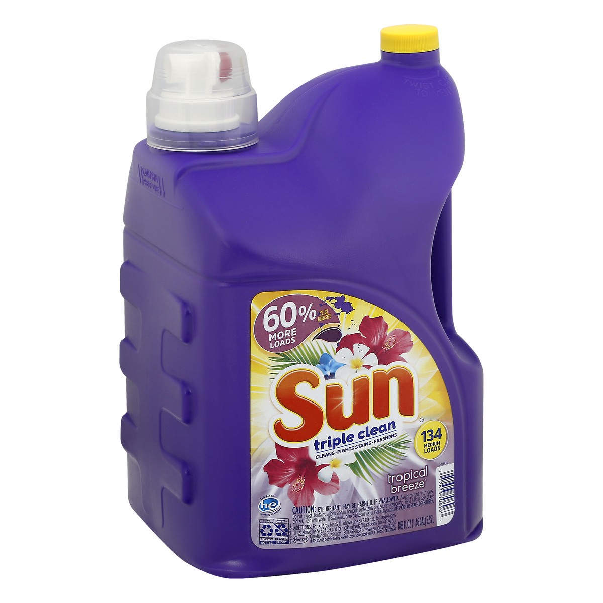 slide 5 of 11, Sun Triple Clean Tropical Breeze Detergent 188 oz, 188 fl oz