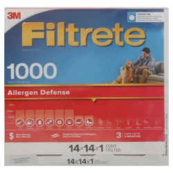 3M Filtrete 1000 Allergen Defense Electrostatic Air Filter 1 ea
